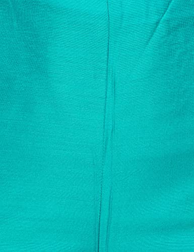 Image of Rangriti Aqua Green Art Silk Palazzo Pants for Women