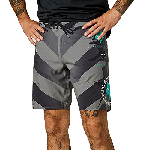 FOX Mawlr 19" Boardshorts Herren Pewter Größe US 32 | M 2021 Badehose