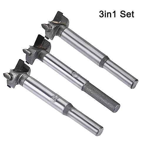 MACHSWON 3 PCS Forstner Drill Bits Tungsten Carbide Wood Hole Saw Opener Drill Bit 20mm+21mm+22mm Woodworking Drilling Boring Bit Cutter - Image 3
