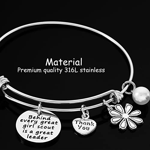 Kivosliviz the Scout Jewelry for Troop Leader Scout Jewelry Female Scouts Bangle Scout Bracelet2