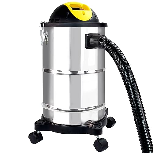 Syntrox 2 in 1 Edelstahl Aschesauger + Staubsauger Titana, Leicht und...