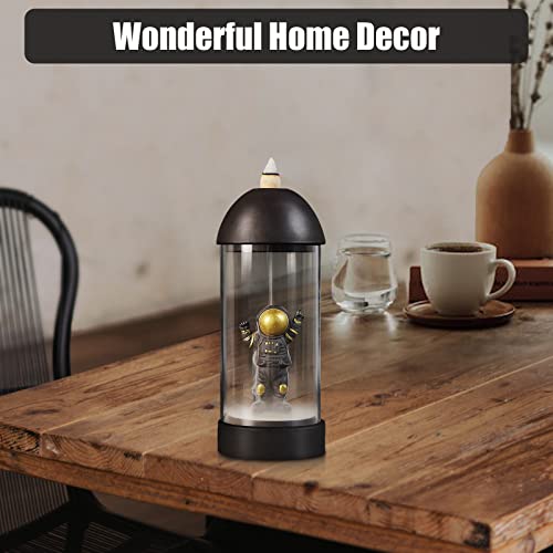 Backflow Incense Burner, Astronaut Incense Holder Waterfall Fountain, Ceramic Unique Astronaut Incense Burner With 12 Incense Cones For Relaxation/Aromatherapy/Yoga/Home/Room/Office Decor #TOP6