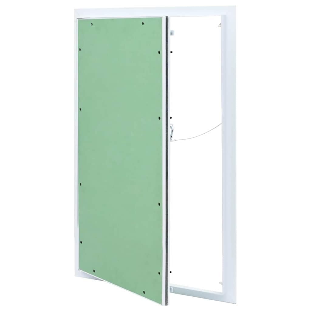 Genérico Panel de Acceso Verde y Plata 55 x 75 cm Aluminio y Pladur,Bricolaje,Materiales de construcción,Trampas,Verde,4018462