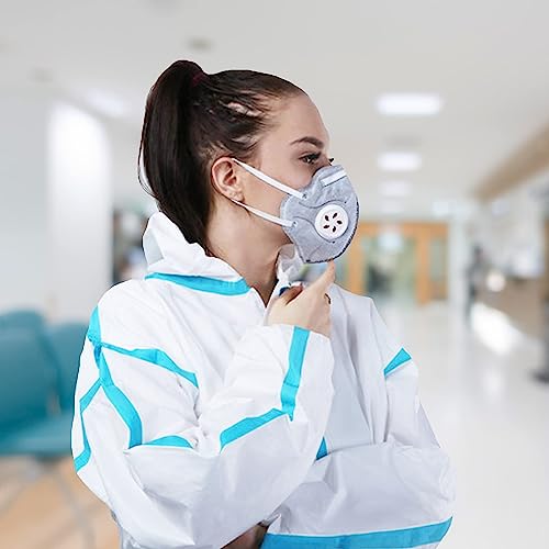Amz Medical Supply White Hazmat Suits Disposable 2Xl, Pack Of 1 Disposable Coveralls For Men/Women Microporous 50 Gsm, Medical Protective Suit Disposable Zipper, Elastic Wrists, Attached Hood/Boots #TOP6