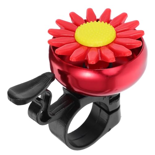 Lautstarke Sonnenblumen Fahrradklingel FüR Kinder - Wetterfeste Und Universell Passende Klingel Mit 85Db Signalton, Leichtgewicht FüR Sicheren Fahrspaß