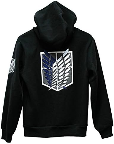 Elegant Anime Shingeki No Kyojin The Survey Corps Cosplay Thermal Costume Hoodie Jacket
