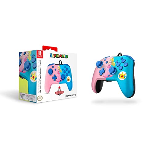 Mando Switch ergonómico Rematch Peach ideal para tardes de juego con amigos 2