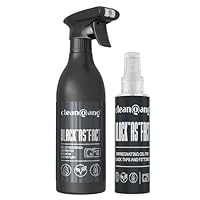 Cleangang BLACK*AS*FACT Set für schwarze Spülen & Armaturen – Reiniger 500 ml + Imprägnieröl 100 ml – Entfernt Kalk‑ & Wasserflecken, schützt schwarz mattierte Oberflächen – vegan & mikroplastikfrei