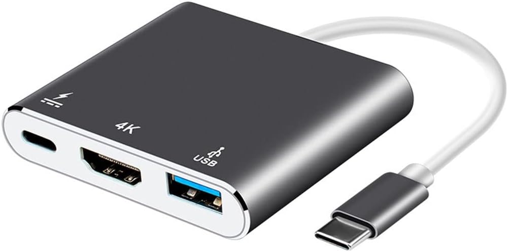 Docking Station Type-C 3 en 1 PD + USB 3.0 Expansión para Laptop