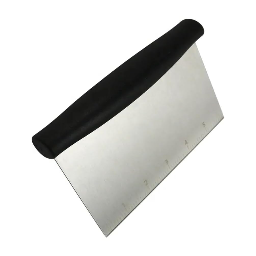 Bench Scraper for Baking, Dough Scraper for Cutting, Dicing, Chopping