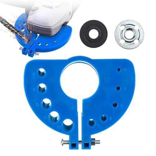 Drill Bit Sharpener, Giant Blade Angle Grinder Drill Bit Sharpener Power Drill Bit Sharpeners with A Set Press Plate Drill Bit Grinding Attachment for All Bits