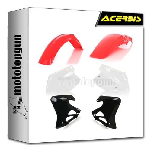 Carénage moto cross Acerbis argent pour restaurer une Honda CR 250 R 2T 1995 1996