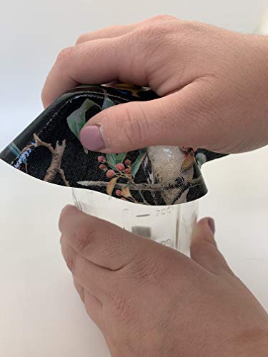 Andreas Silicone Non-Slip 6.25" Jar Opener, Easy Lid Opener, Made With Silicone And Fabric, Dishwasher Safe, Garlic Peeler, Birds, 6.25 Inch #TOP4