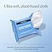 Neutrogena Makeup Remover Wipes Micellar Alcohol-Free Face Towelettes Remove Waterproof Mascara & Oil, Compostable 100% Plant-Based Cloth, Dermatologist & Ophthalmologist Tested, Twin Pack 2 x 25 ct