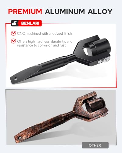 Image of Benlari X3 Belt Changing Tool Kit Compatible with Can-Am Maverick X3 /X3 MAX /RS /DS /TURBO /R 2017-2024 Clutch Removal Tool Fits 64 inch /72 inch Wheel Base Width (Black)
