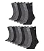 Produktbild PUMA unisex Sportsocken Tennissocken Freizeitsocken Sport Crew 7312 15 Paar, Farbe:Grau, Menge:15 Paar (5x 3er Pack), Gre:39-42, Artikel:-207 anthracite / grey