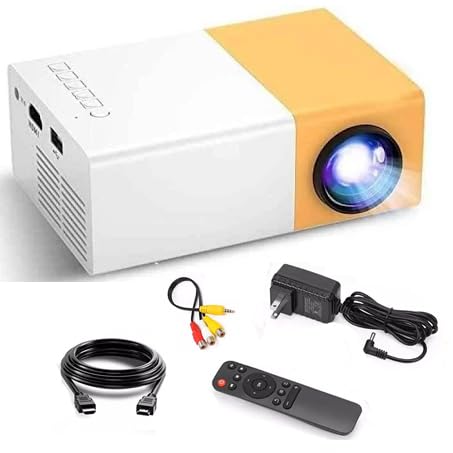 YG-300 Portable Mini Projector: 4K 1080P Home Theater Video Projector with USB Interfaces and Remote Control, Compatible with Smartphone/Tablet/Laptop/TV Stick/USB Drive (B0DH8HG7GS) Amazon Price History, Amazon Price Tracker