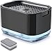 Collazoey Kitchen Washing Up Liquid Dispenser, 2 in 1 Soap Dispenser, Pump Soap Dispenser with Sponge Holder, Detergent Dispenser Refillable,Kommt mit Spülschwamm, für Küchenspüle (Black) Liquid günstig Kaufen-Collazoey Kitchen Washing Up Liquid Dispenser, 2 in 1 Soap Dispenser, Pump Soap Dispenser with Sponge Holder, Detergent Dispenser Refillable,Kommt mit Spülschwamm, für Küchenspüle (Black)