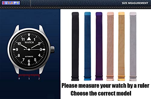 Image of STRPY 22mm Replacement Milanese Magnetic Clasp Chain Strap Band For Amazfit GTR 2 /GTR 2e Smart Watch, Metal Straps