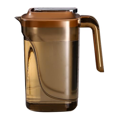 Dispensador de agua para frigorífico, dispensador de agua para frigorífico – Dispensador apto para de 2200 ml, dispensador frigorífico Easy-Pour para té, limonada, leche, cerveza, recipiente mul