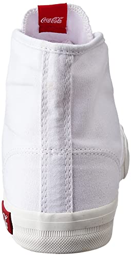 Tênis Coca-Cola Shoes, Blend Basic Hi, Unisex, Branco, 37