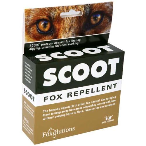 JKG2 x 50g Fox Repellent Sachets - Deter foxes HUMANE DETERRENT - Stop fouling, digging, urinating and scent marking (Pack of 2-100g total)