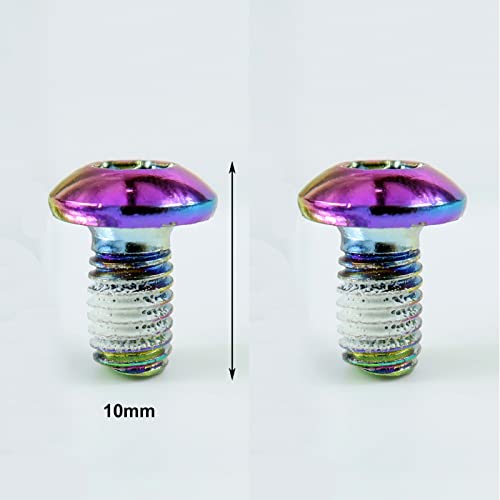 image for NEPIVDOS 25Pcs Bike Disc Brake Rotor Bolts M5 x 10mm Bicycle Rotor Scr