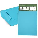 6x9 Blue Envelopes Self Seal, 50/pack, Colored Envelopes Letter Size 6 x 9 inch, Open End Flap Style for Cards, Invitations, Holiday, Postcards, Gifts, for 5x7 Cards - 32lb Heavyweight Paper