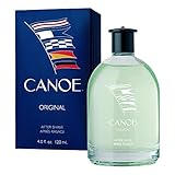 CANOE Aftershave Splash for Men by DANA (4 fl oz) Essence of an Adventurous Lifestyle, Classic Sport