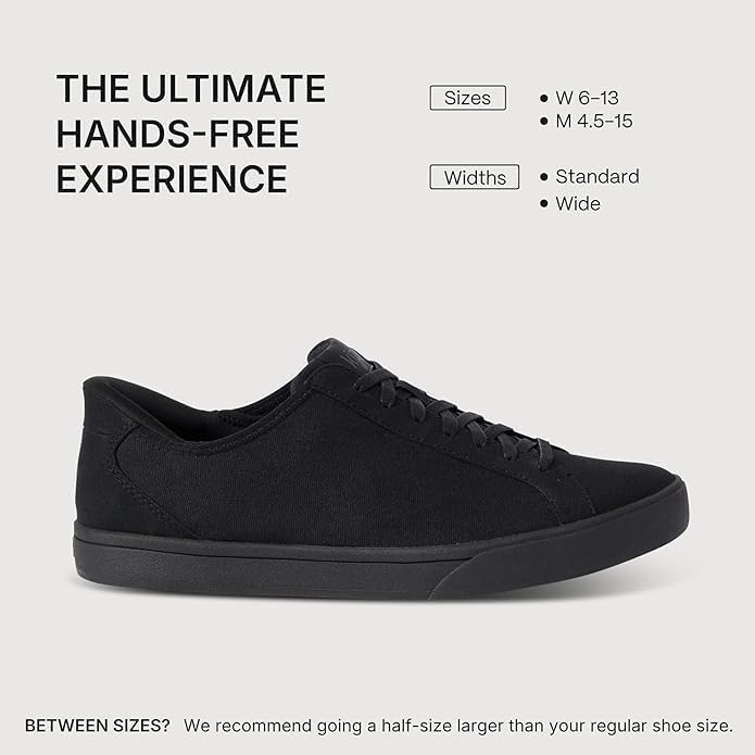 Image of Kizik Irvine Slip On Sneakers: Low-Profile Stretch Canvas, Rubber Soles, Casual Shoes for Women & Men, Hands Free Convenience, Wide Toe Box Options