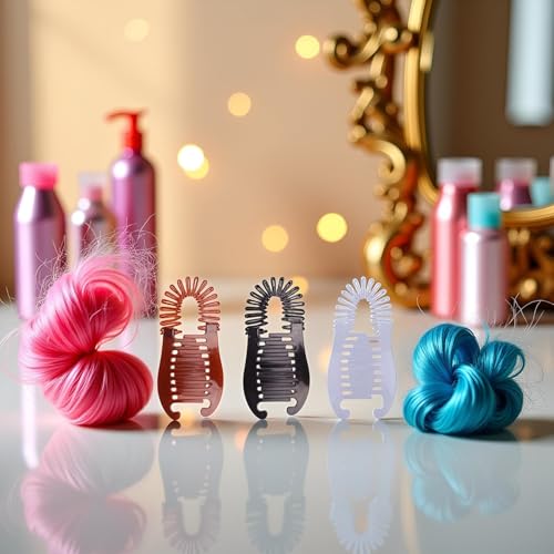 3 Piezas Pinzas Plásticas de Banana Multicolor miniatura 6