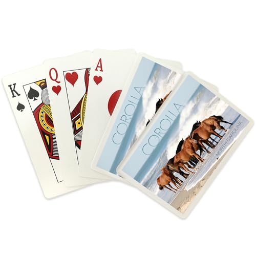 Baraja de Poker Horses on Beach 52 cartas miniatura 2