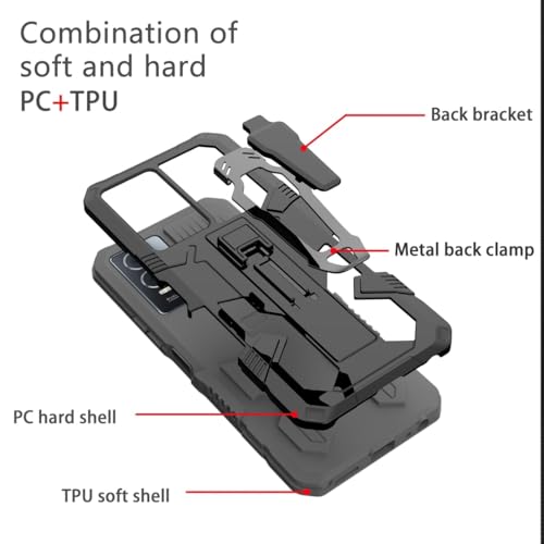 Coque iPhone 16 Pro Max avec support et clip ceinture antichoc - 4