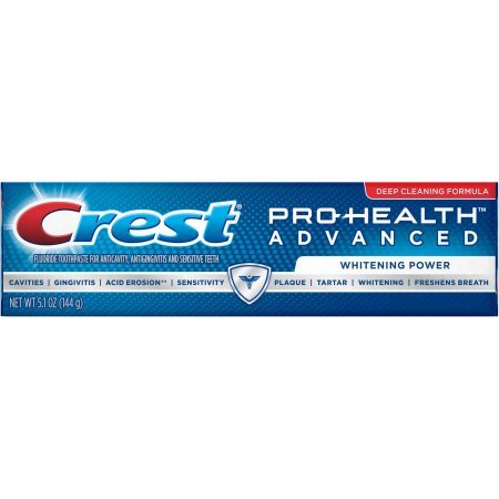 Crest Pro-Health Advanced Toothpaste, Whitening Power, 5.1 oz (Pack of 2)