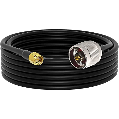 Câble RG58 N mâle vers SMA mâle à faible perte en cuivre pur 50 ohms