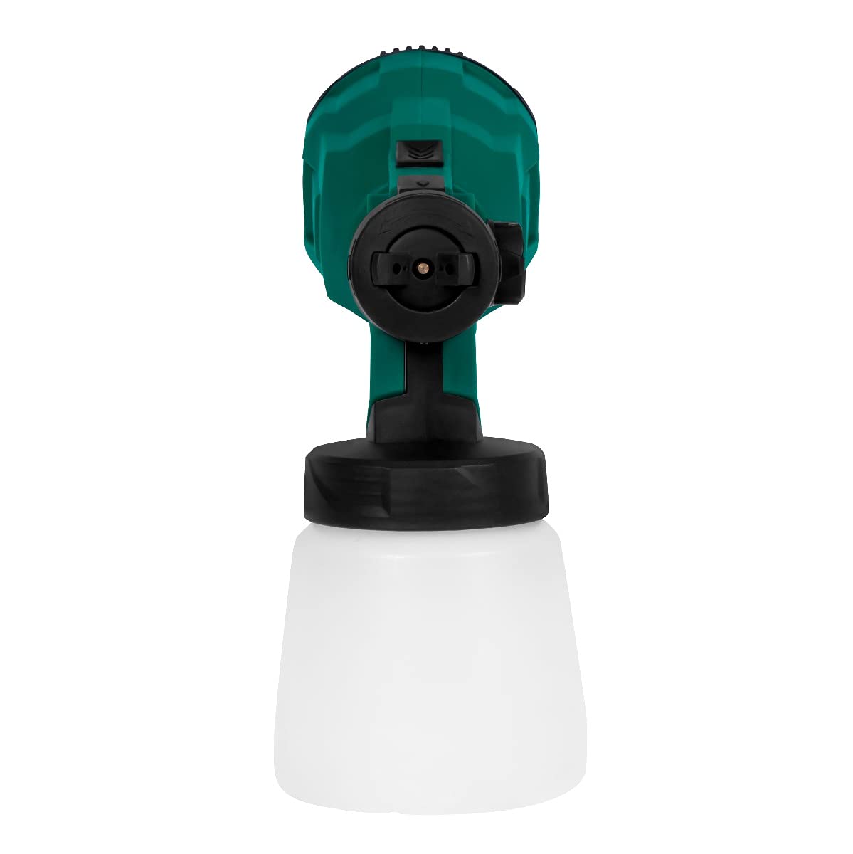 VONROC Akumulator pistolet lakierniczy – VPower 20 V – pojemność 800 ml – w zestawie: 1 x akumulator 2,0 Ah i 1 x ładowarka do szybkiego ładowania i akcesoria