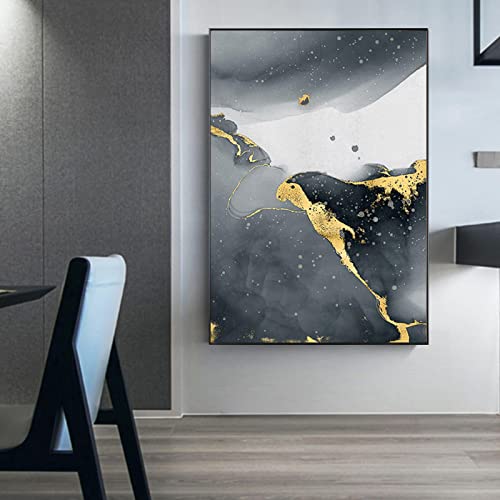 Impression affiches et gravures salon triptyque abstrait 20x30cm - 2