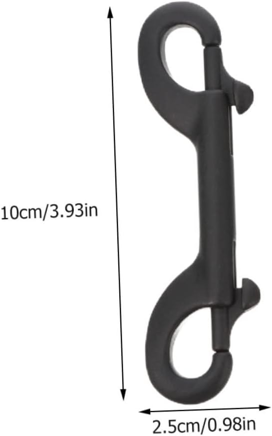 Double Ended Pulling Buckle Snaps Hook,Double-End Pulling Buckle Dog Leash Double Headed Stainless Steel Double