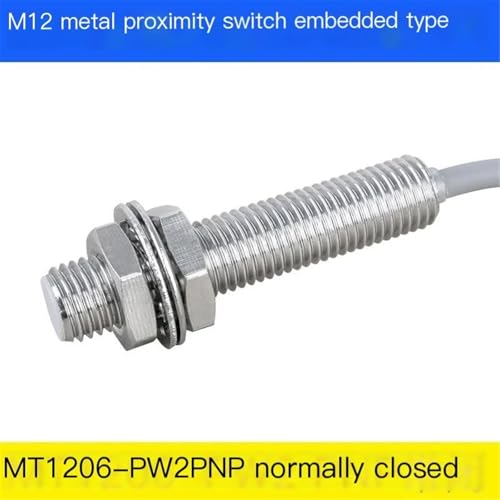 Interruptor de proximidad M12 sensor inductivo impermeable NPN NC tres cables 3