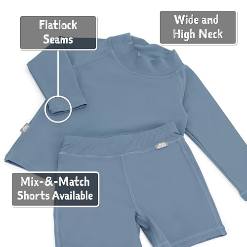 Image of JAN & JUL UV Swim Shorts and Long Sleeve UV Shirt for Toddlers