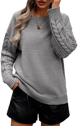 Women's Long Sleeve Pullover Sweater 2025 Spring...