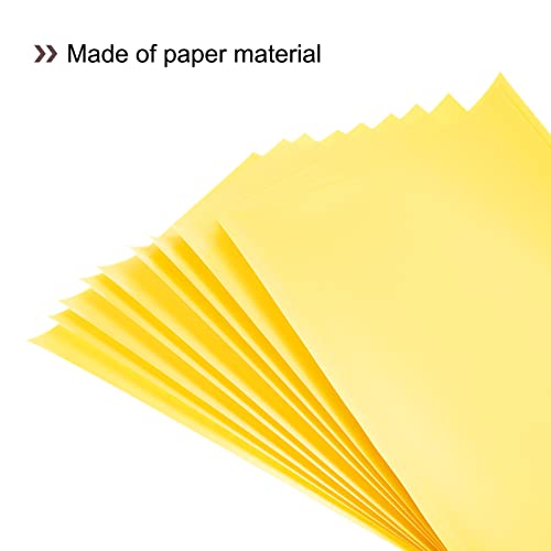 PATIKIL 50Pack PCB Leiterplatte Thermisches Transferpapier 300x210x0.1mm Gelb