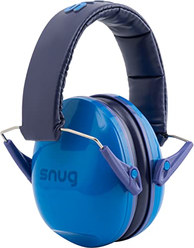 Snug Kids Earmuffs – Noise Reduction for Toddlers & Children – Adjustable, Lightweight, Foldable, Soft & Comfortable - Blue
