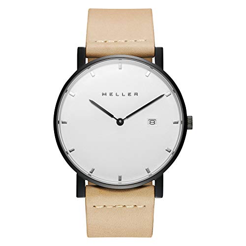Meller - Astar Wit Sand - Reloj analógico minimalista unisex
