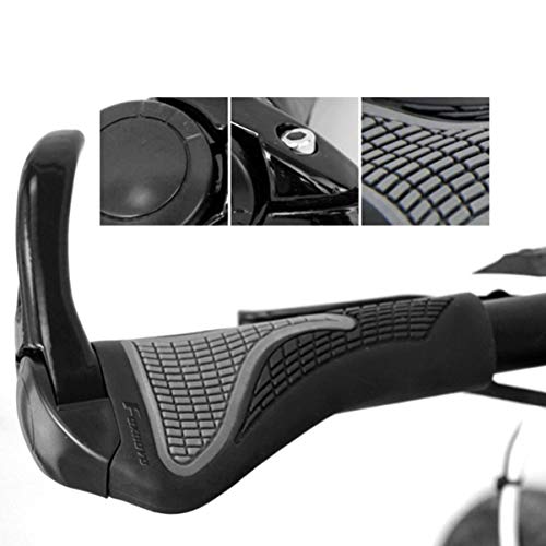 BESPORTBLE 2 Pcs Apertos de Guiador ErgonÃ´mico Mtb Mountain Bike Bicicleta Anti-Derrapante Lock-On