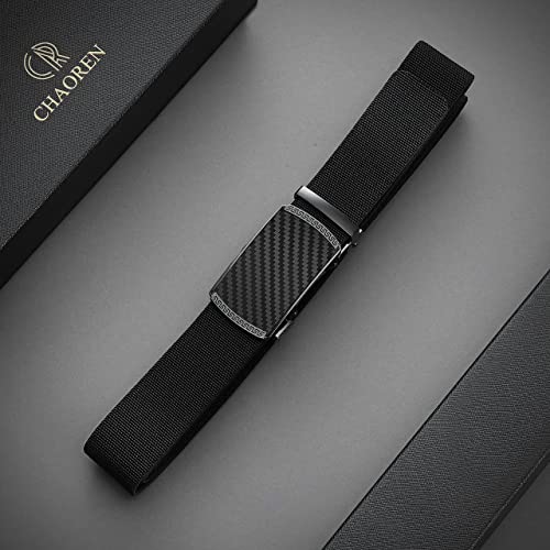 Chaoren Stretch Belts For Men - Nylon Elastic Belt 1 3/8" For Casual Wear - Comfort Golf Belt With Flexibility #TOP6