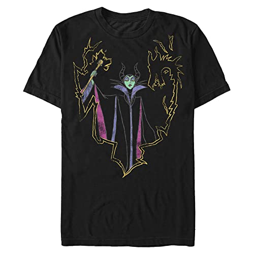 T-shirt Disney Pop Maleficent noir XXL pour homme inspiré par la célèbre méchante