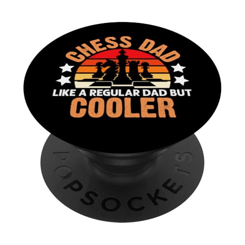 Chess Dad es como un padre normal pero más guay PopSockets PopGrip Adhesivo