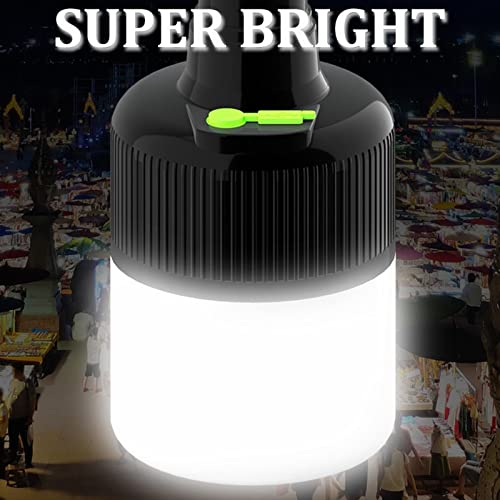 Lampe de camping LED rechargeable USB puissante avec crochet