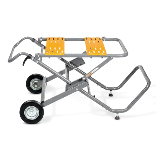 POWERTEC Portable Table Saw Stand with Wheels